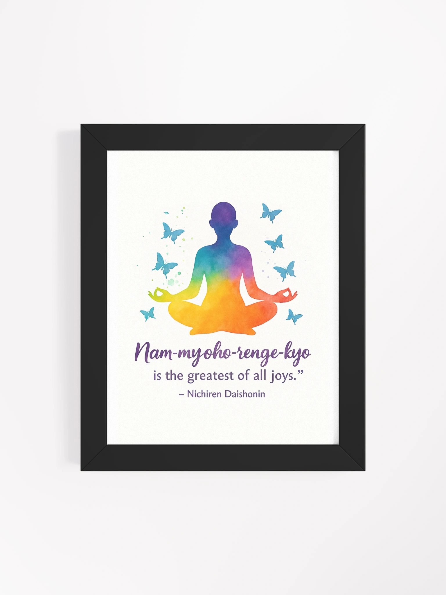 Nam-myoho-renge-kyo Joy Quote Poster product image (4)