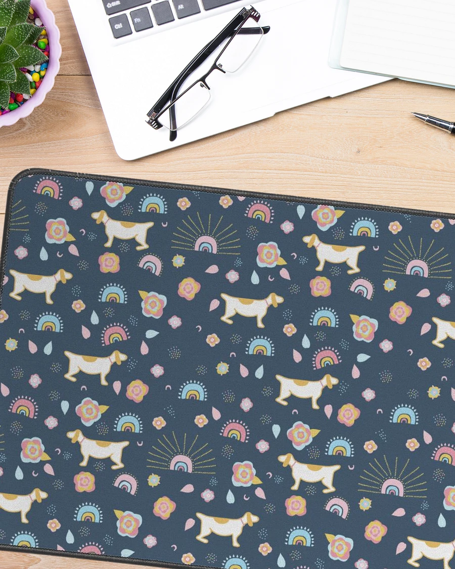 Dogs and Rainbows Desk Mat product image (1)