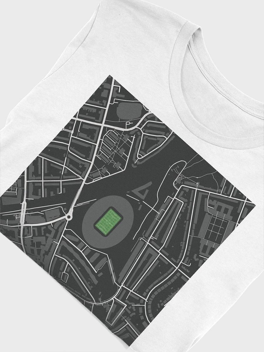 Arsenal Stadium Black Map Design T-Shirt product image (3)