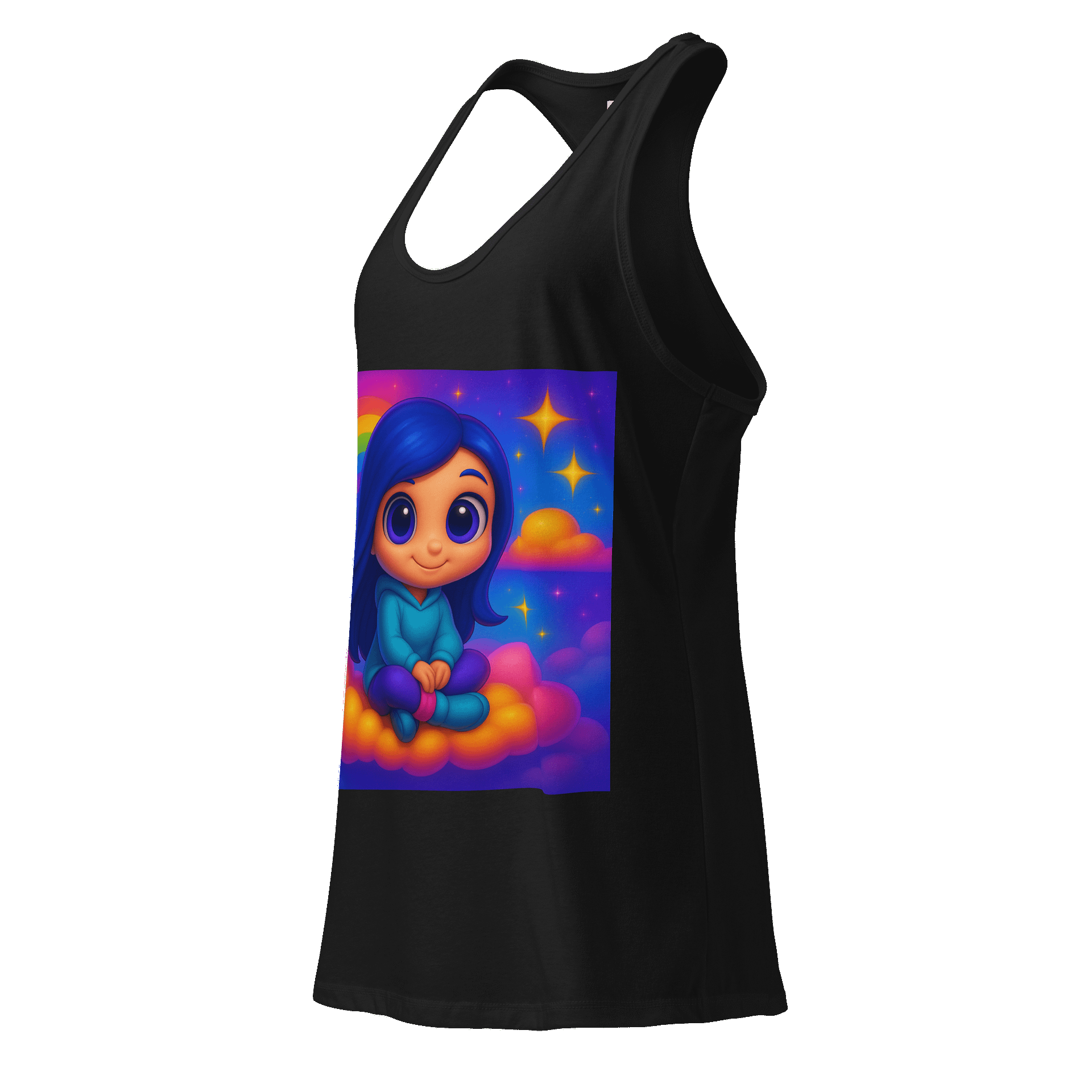 Floating in the Clouds Racerback Tank product image (7)