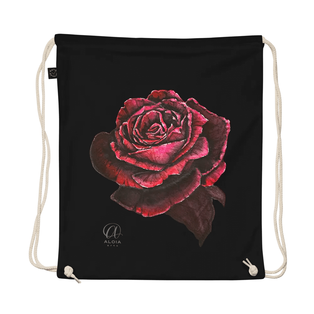Red Rose Drawstring Bag product image (1)