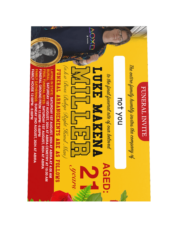 Luke's Memorial Poster product image (1)