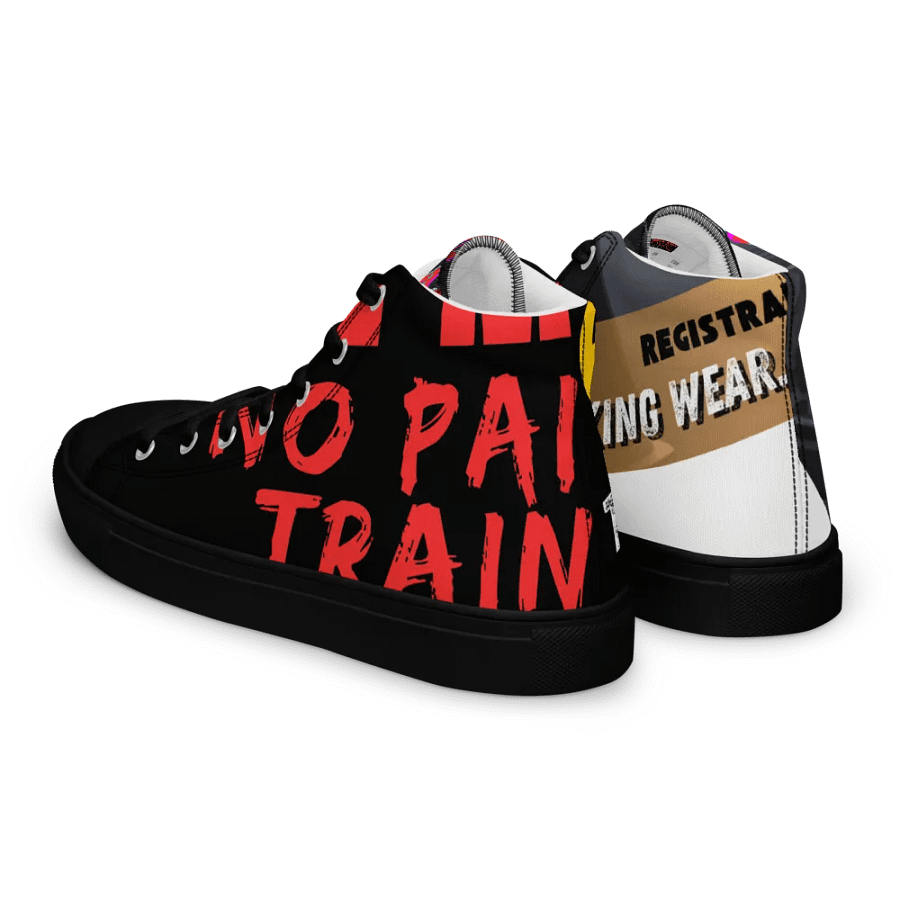 Zapatillas sport fitness de lona de caña alta para mujer by the mika king wear product image (6)