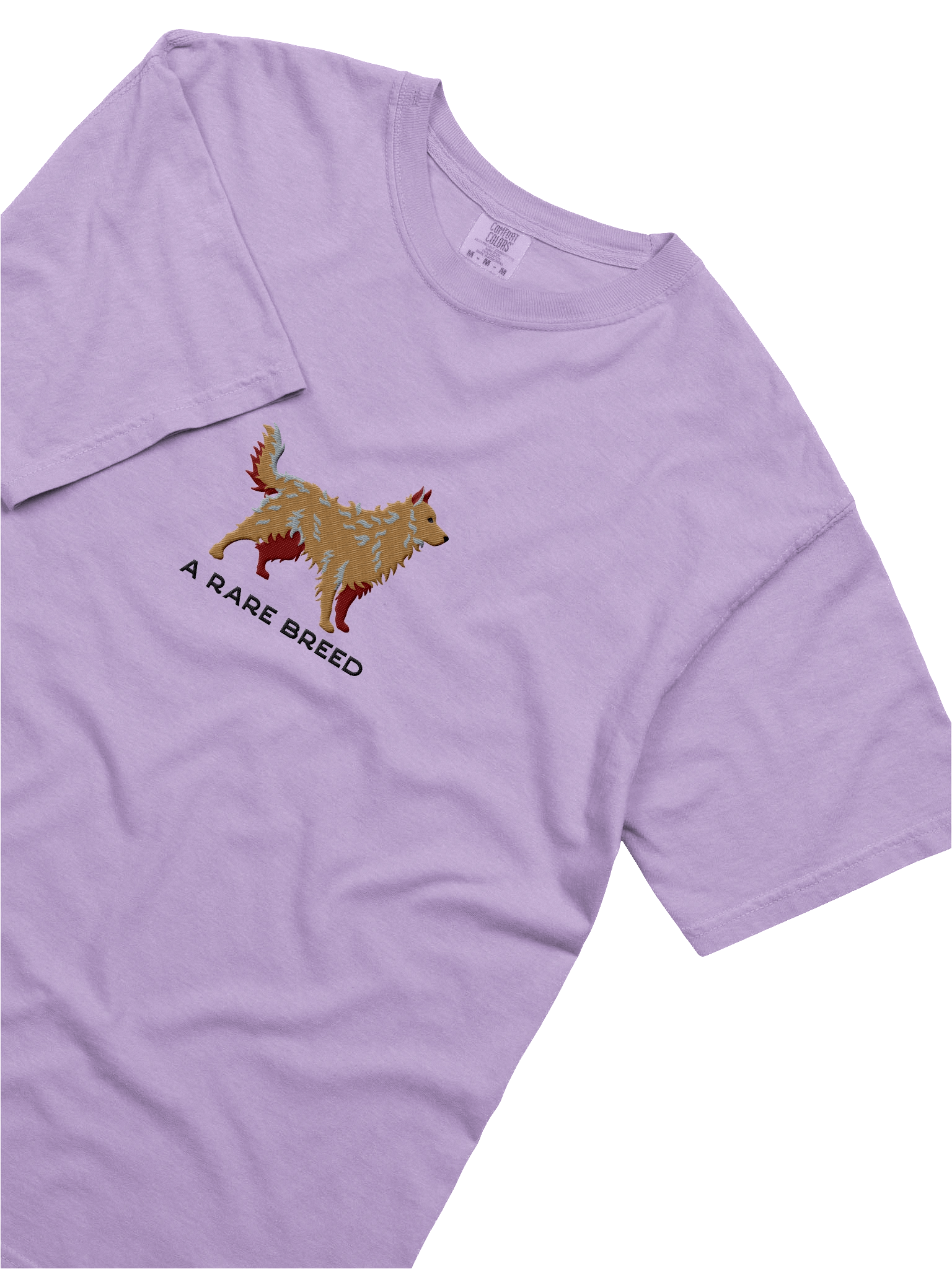 A Rare Breed T-Shirt(Embroidered) of a Hungarian Mudi(Tan) product image (35)