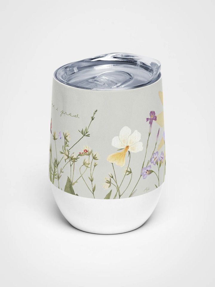 'in the sun i grow' Wine Tumblr product image (1)