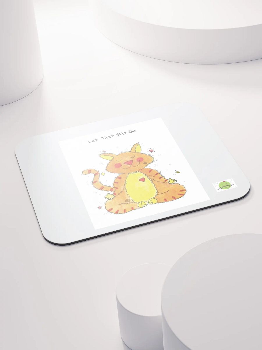 Ging Ging Meditating Cat Mouse Pad product image (4)