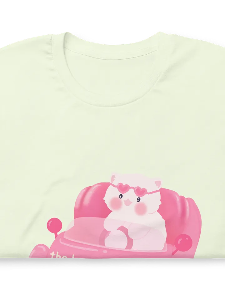 The horrors persist but so do I, Cat Soft Cotton Unisex T-shirt product image (2)