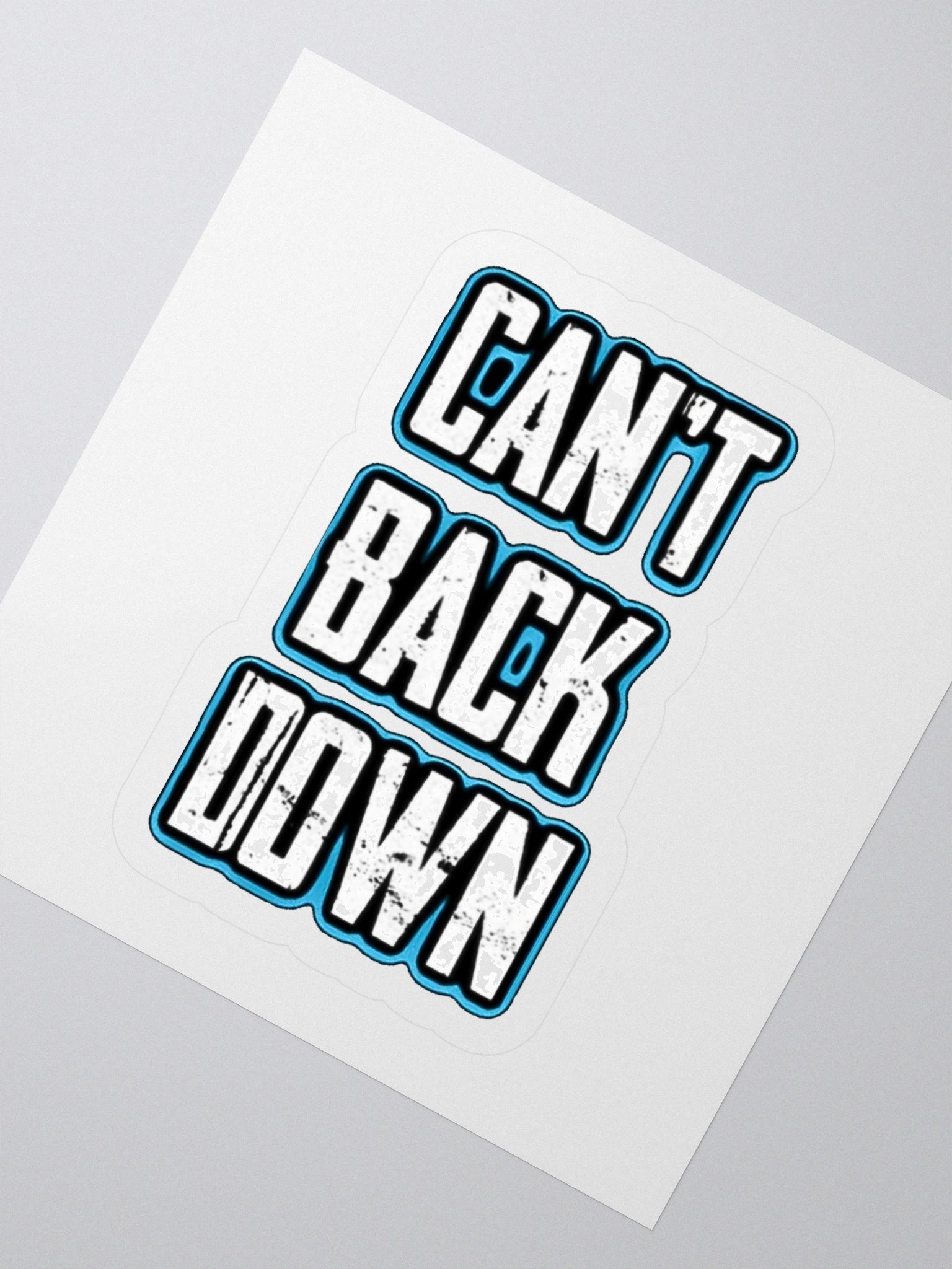 Can't Back Down (TeNN4OUR) Kiss Cut Stickers product image (6)