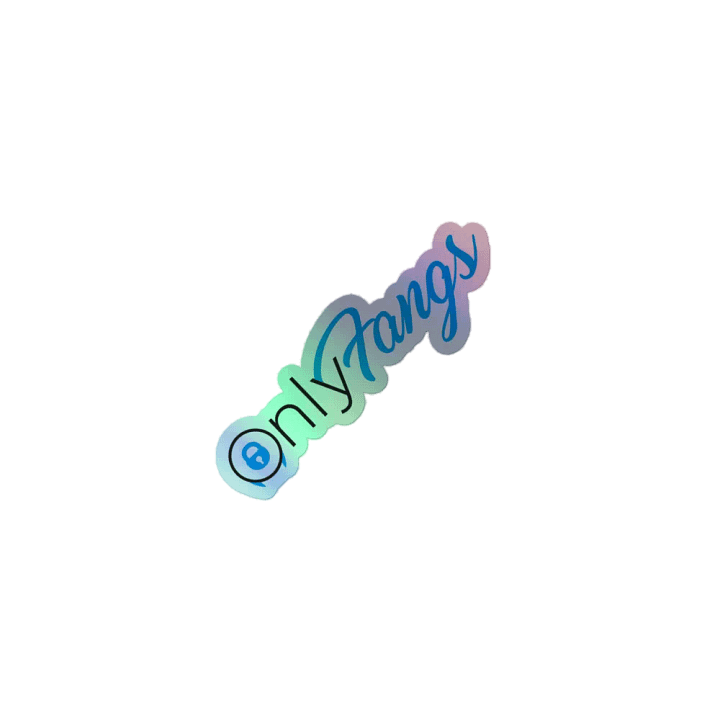 Only Fangs Holographic Sticker product image (1)