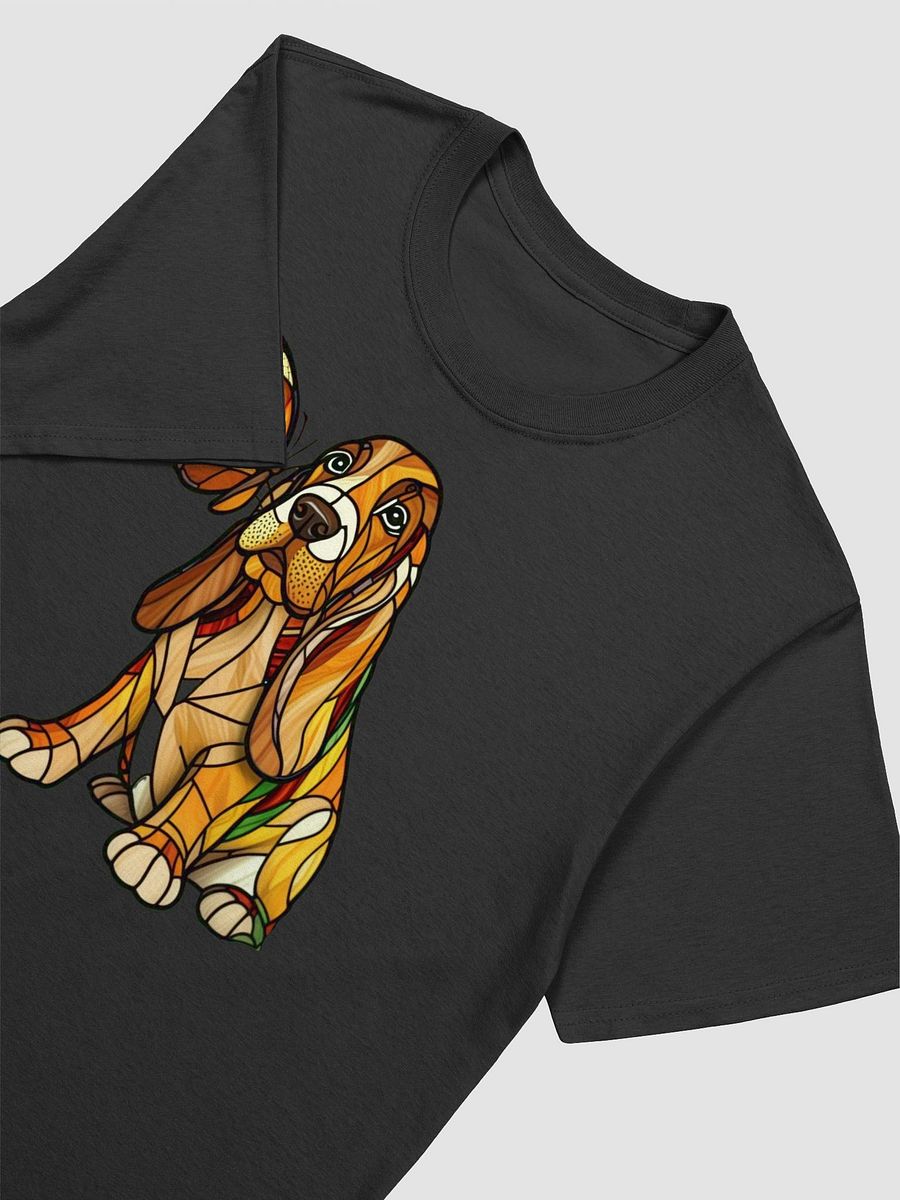 Basset Hound Stained Glass T-Shirt product image (3)