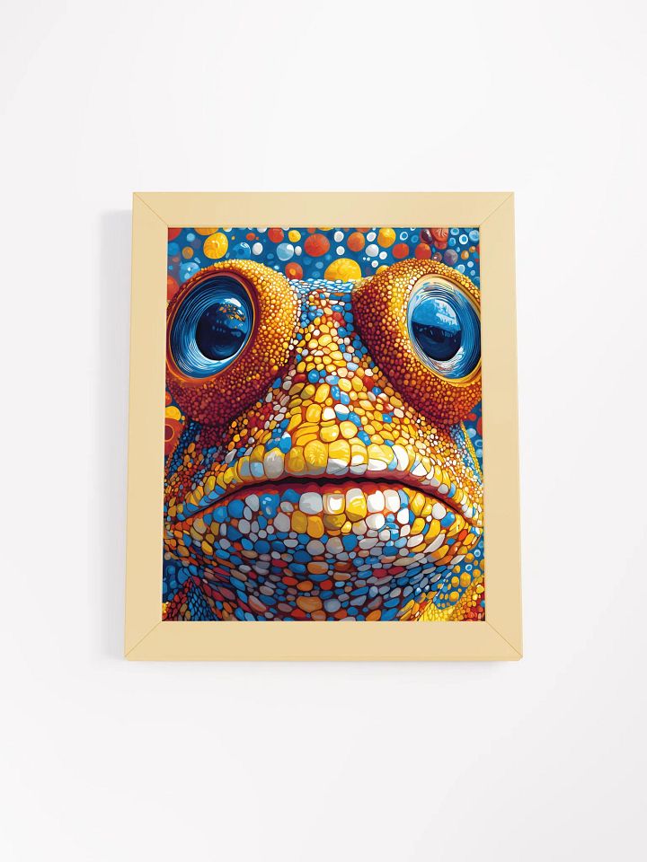 Framed wall art, titled 