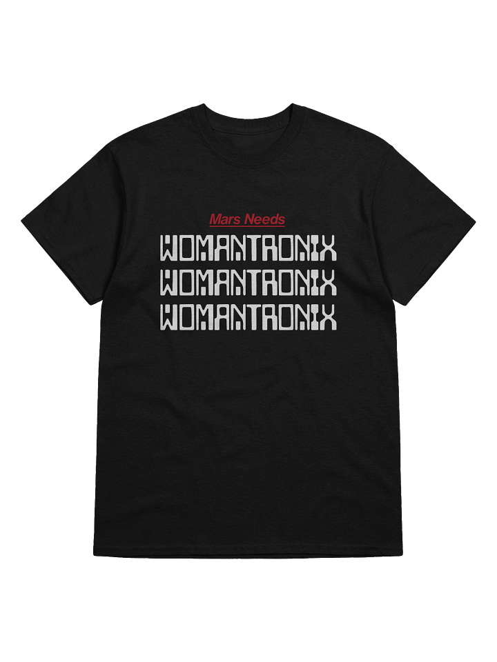 Womantronix Tee (White Print) product image (1)