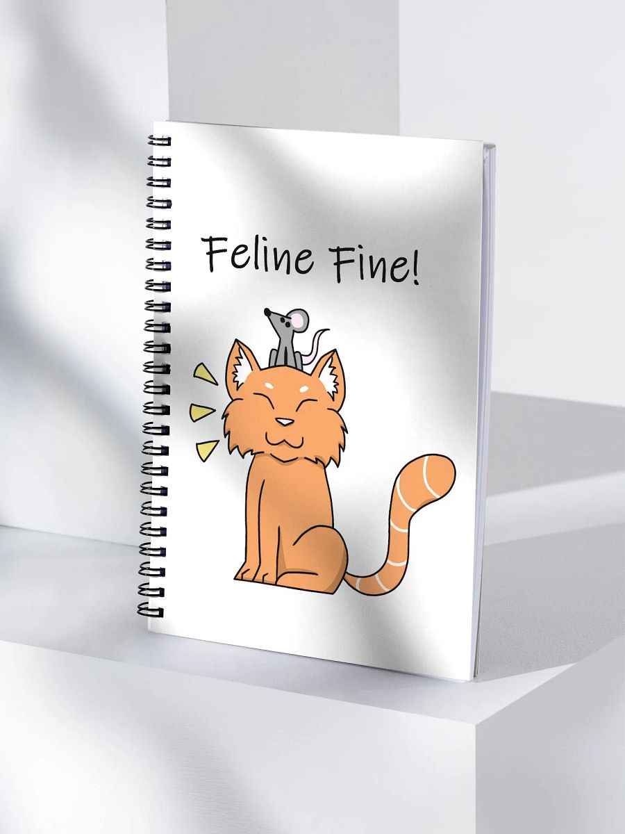 Feline Fine Spiral Notebook product image (4)