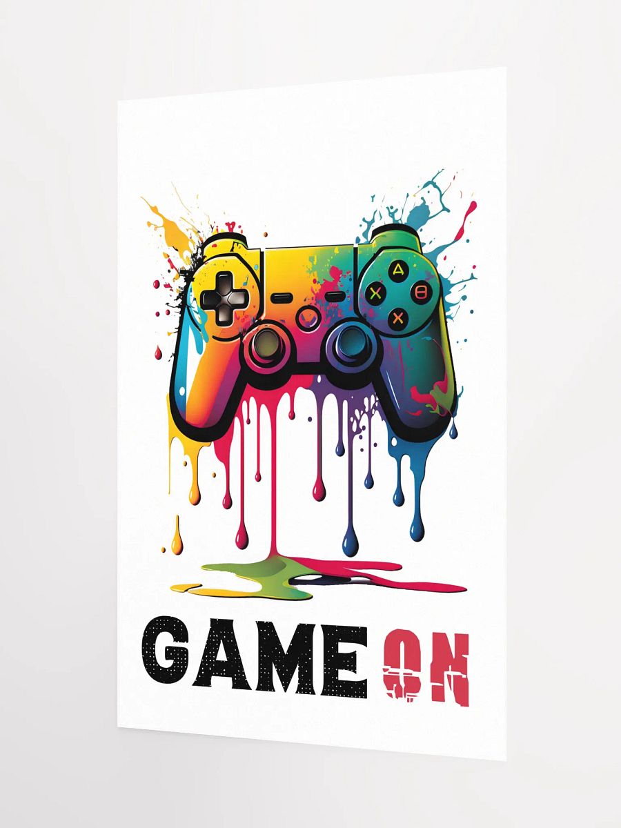 Game On: Xbox Controller – Gaming Splattered Poster Paint product image (8)