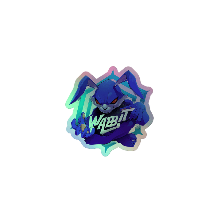 Wabbit Holographic Sticker product image (1)