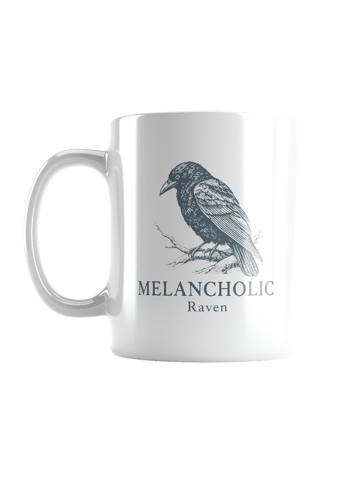 Melancholic Raven Ceramic Mug product image (1)