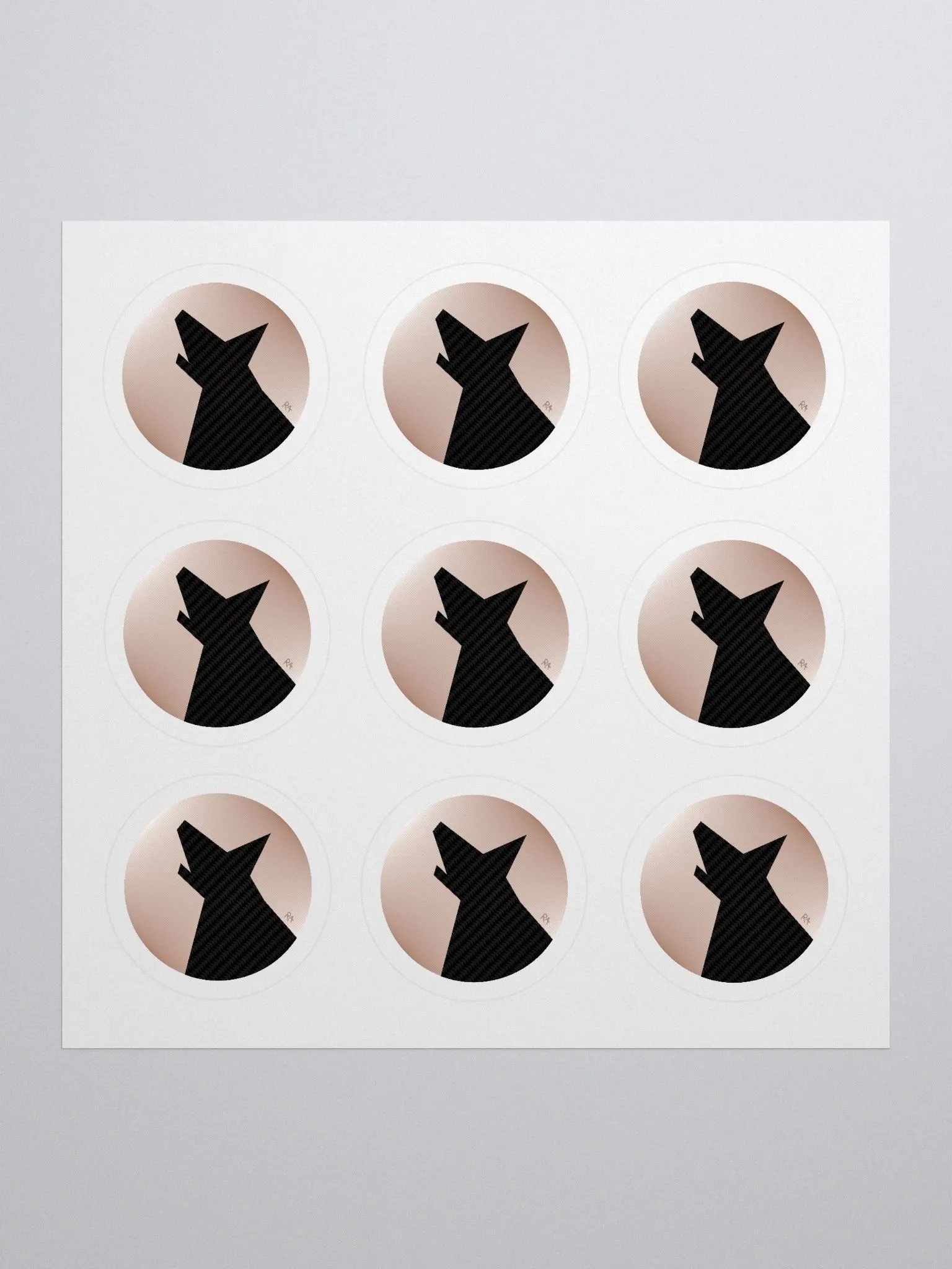 Full Moon Wolf - Sticker Set product image (1)