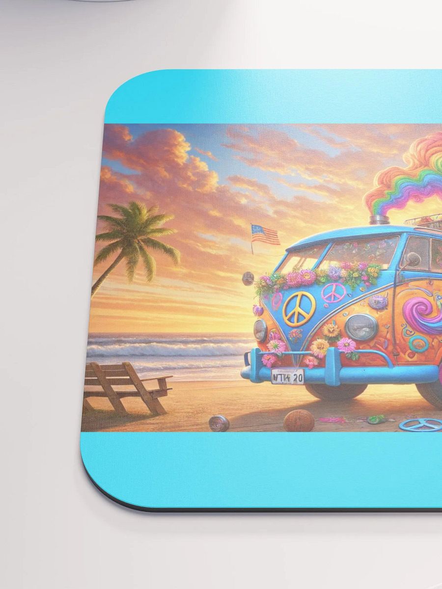 Da Psychedelic Beach Van Mouse Pad product image (6)