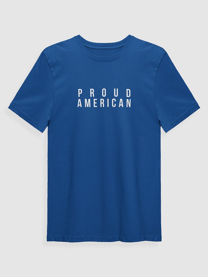 PROUD AMERICAN T-SHIRT - White Text product image (17)