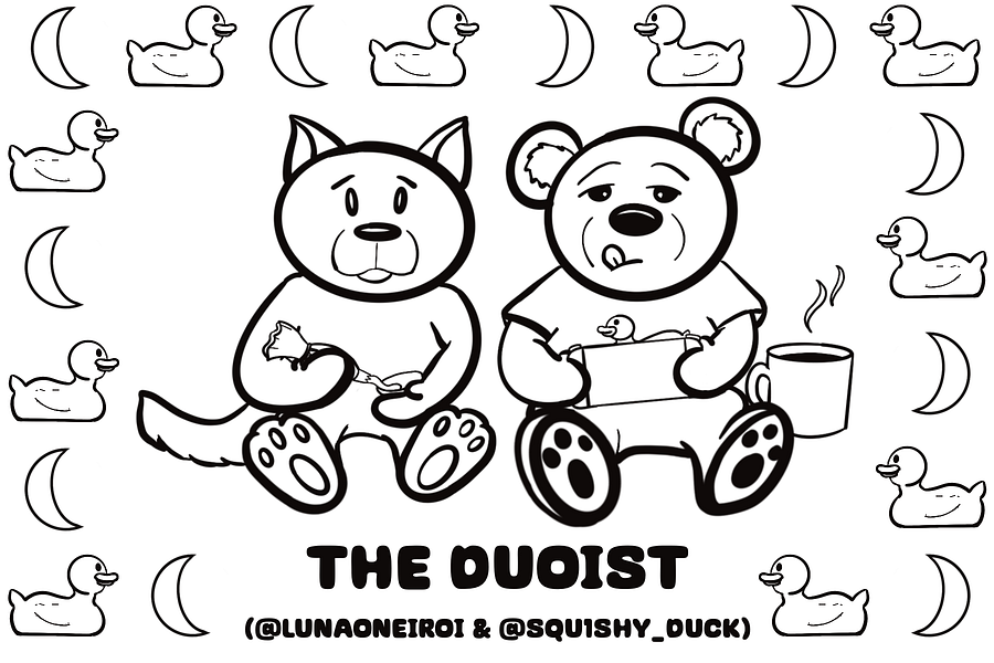Luna and Squish Colouring Page product image (1)