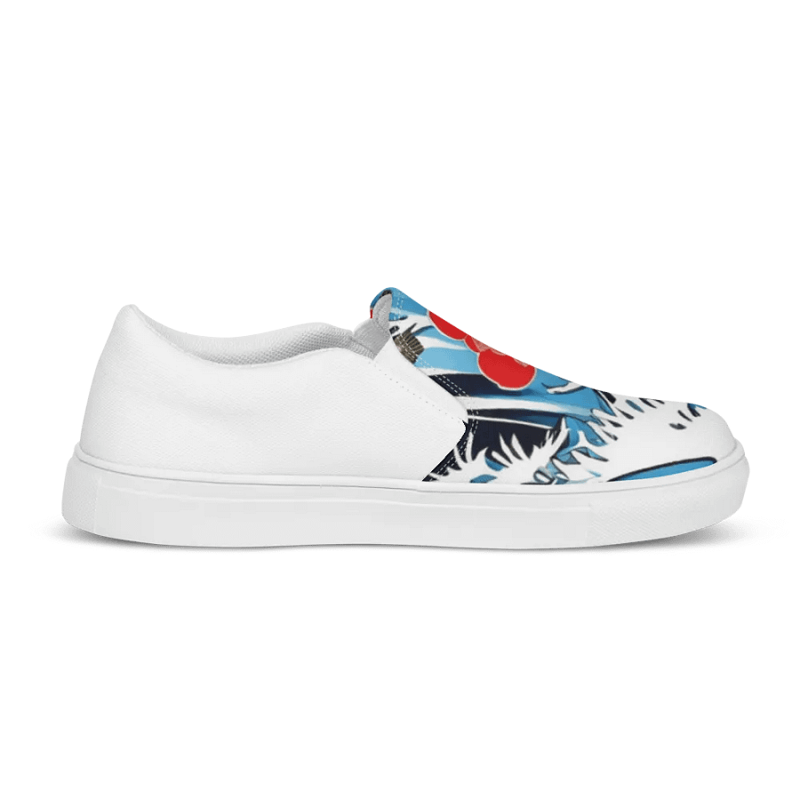 Kanagawa Wave Women's Slip-On Shoes product image (10)