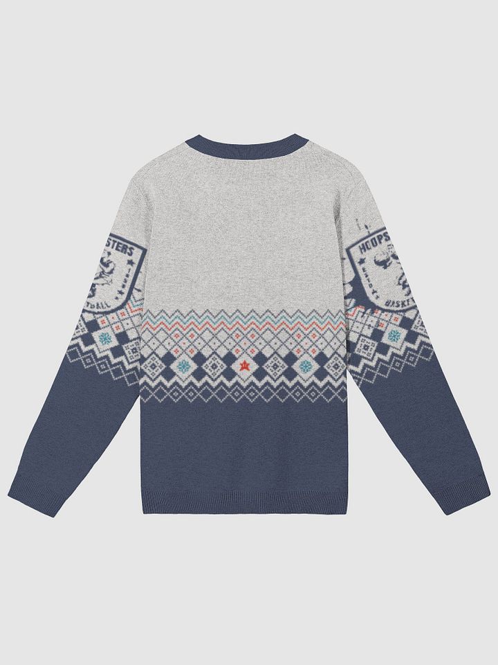 "Hoopsters Basketball" Vintage-Inspired Basketball Fair Isle Sweater product image (7)
