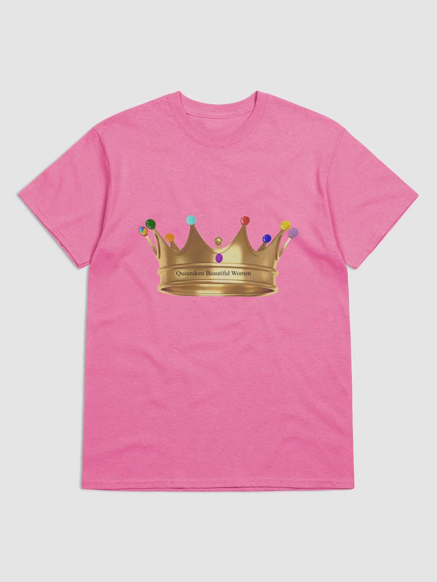 Queendom Beautiful Women Crown Gemstone T-Shirt /A (TM) product image (1)
