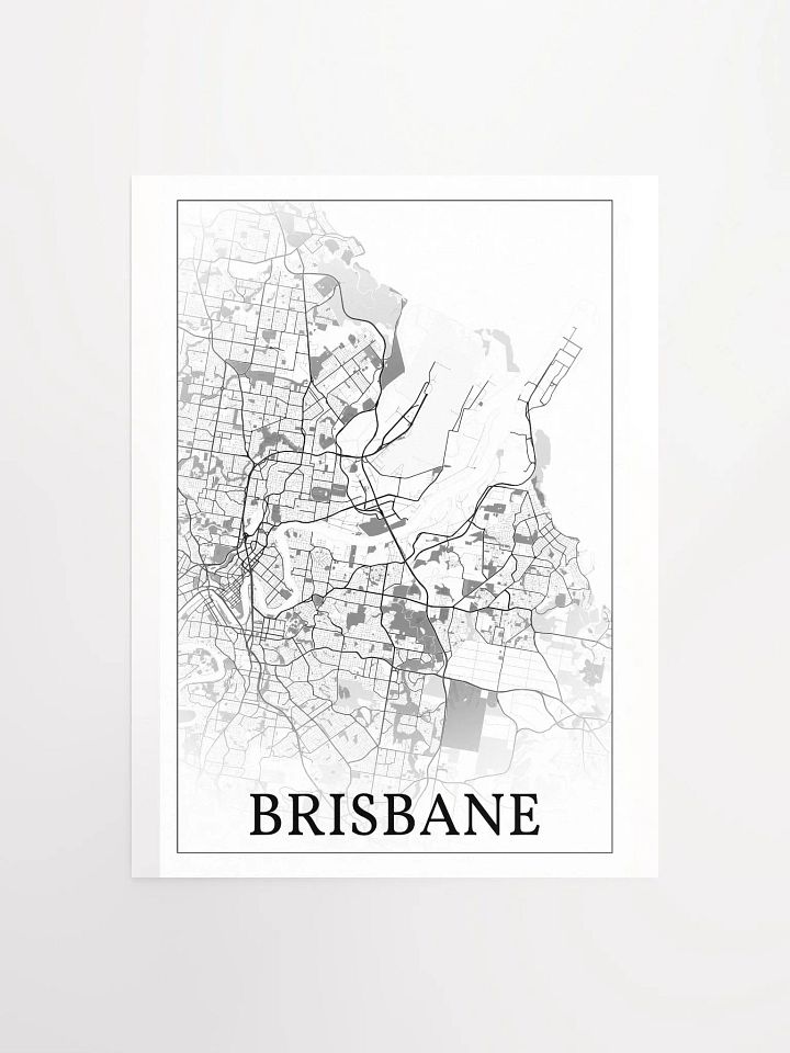 Brisbane, Australia, city map print product image (2)