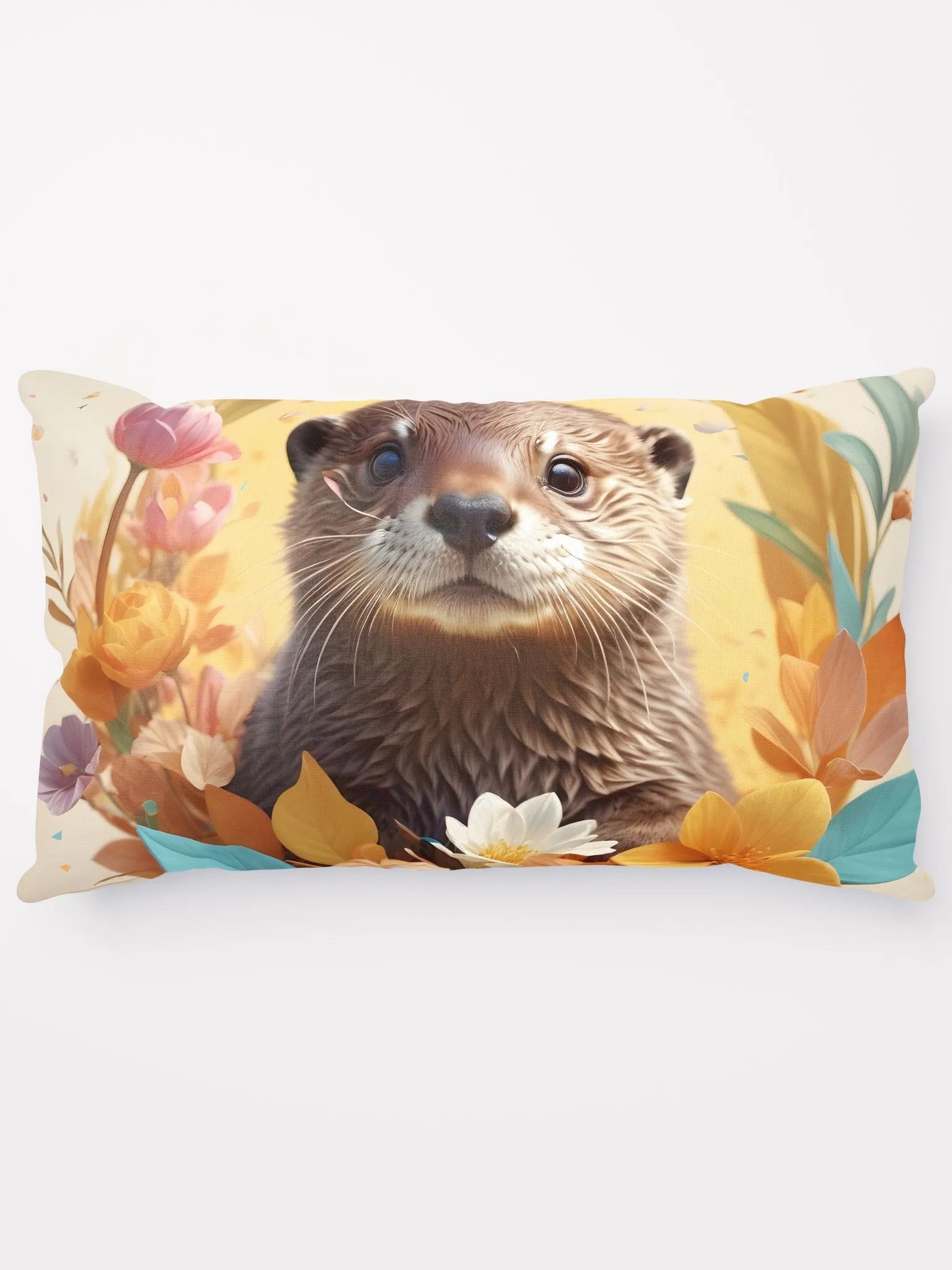 Whimsical Otter Amidst a Floral Fantasy product image (13)