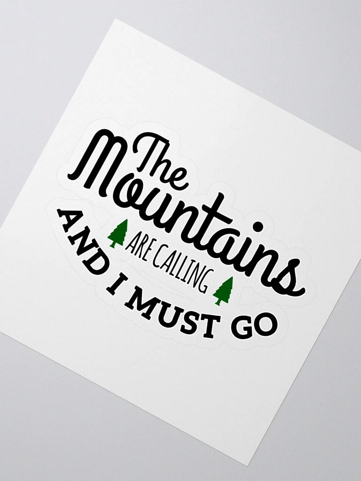 Mountain Calling Kiss Cut Stickers product image (2)
