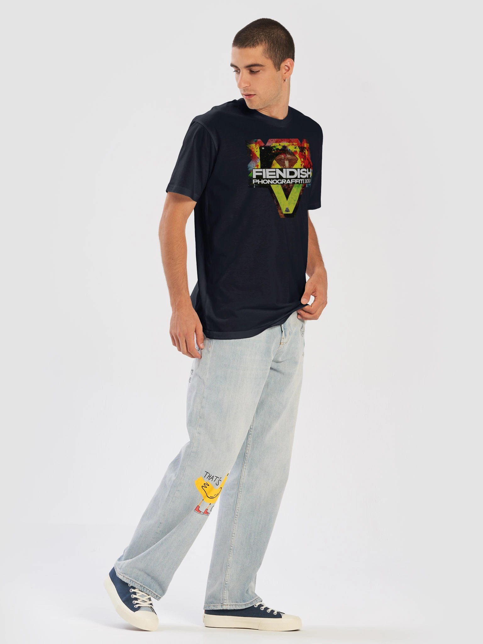 'FIENDISH - PHONOGRAFFITI XXV' Premium T-Shirt product image (11)