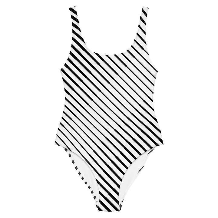 Black & White Swimming Suit (Cherry) product image (2)
