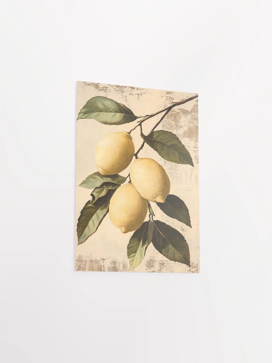 Fresh Lemons - Rustic Farmhouse Citrus Art product image (24)