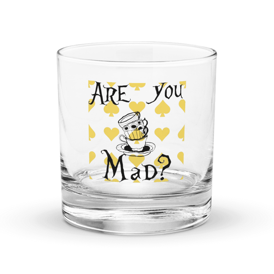 Are You Mad? Rocks Glass product image (1)