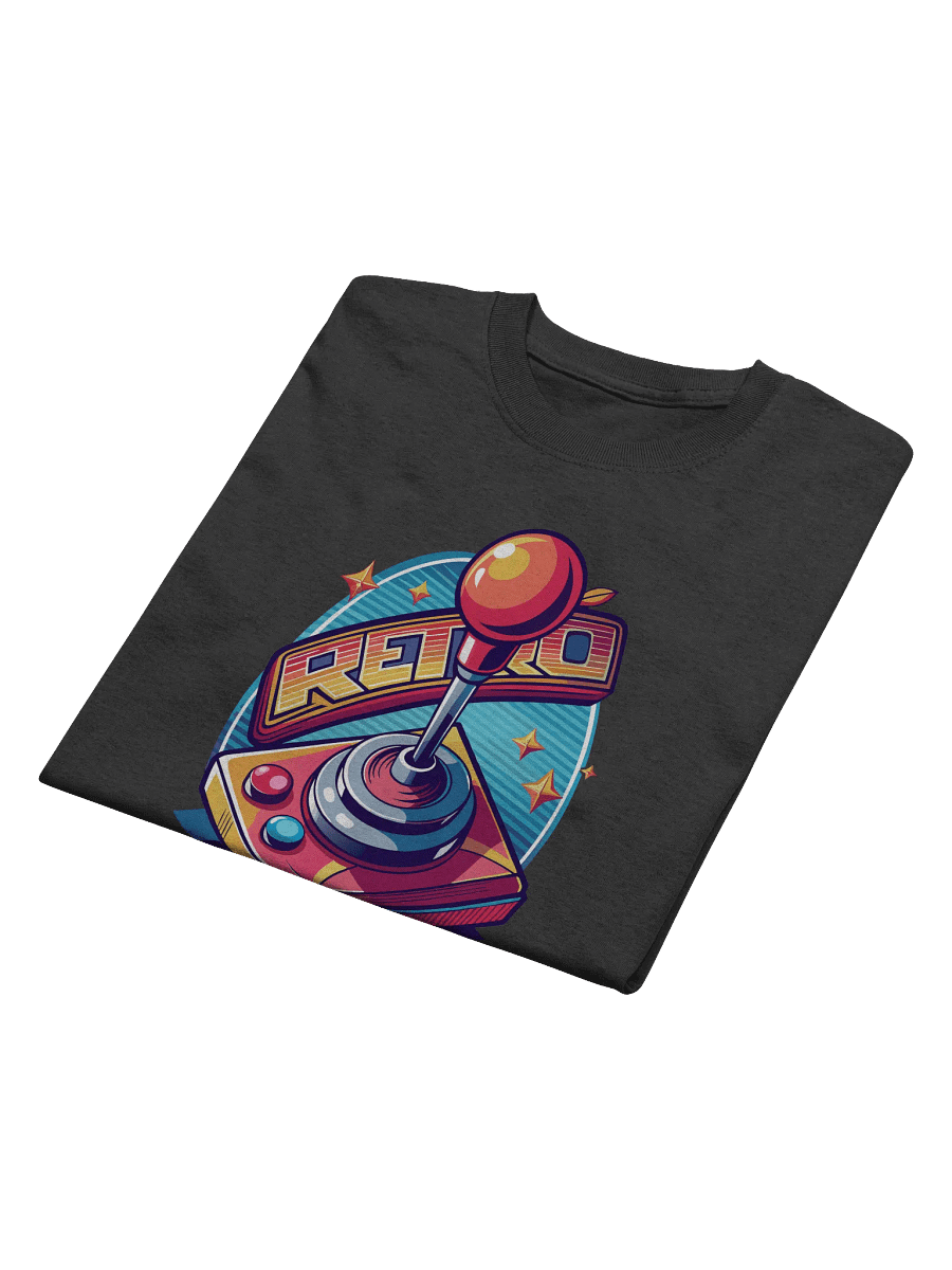 Retro Joystick Heavyweight Printed T-Shirt product image (4)