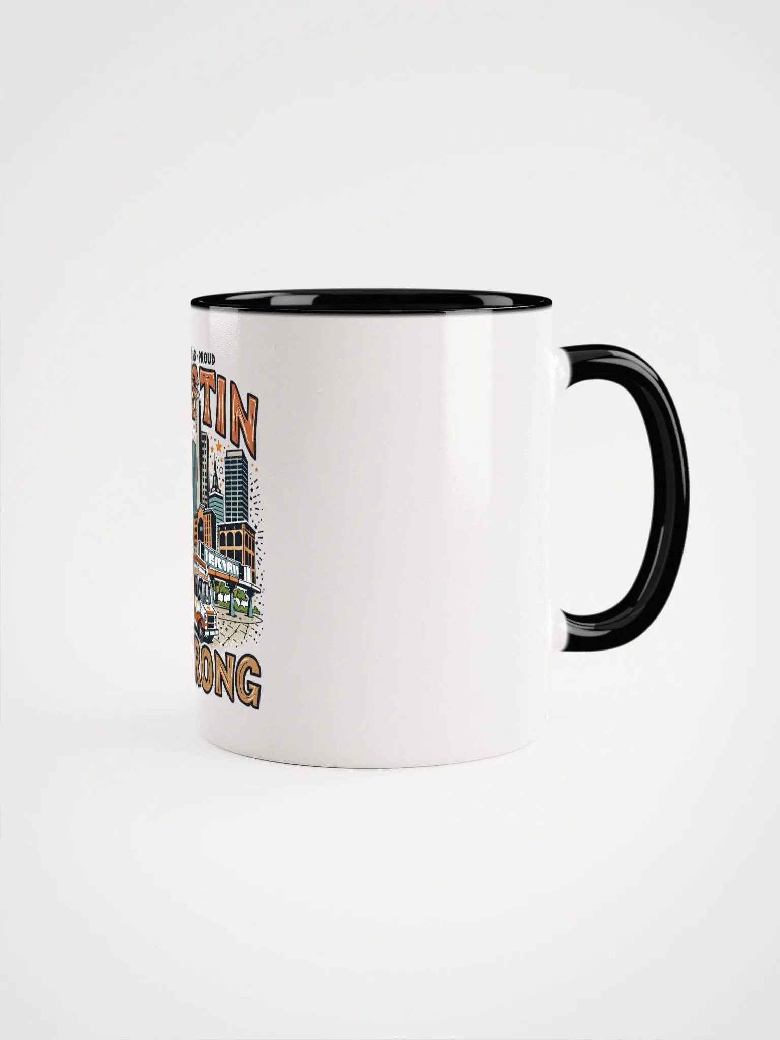 Texas Proud Austin Strong Ceramic Mug product image (3)