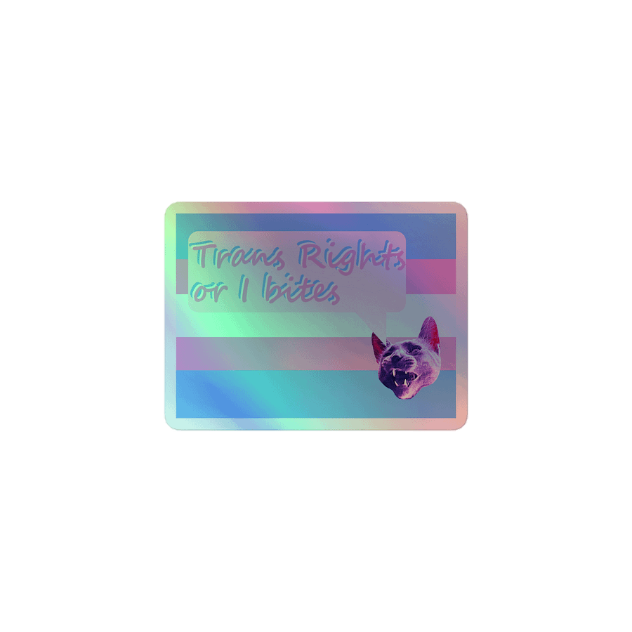 TROIB iridescent sticker product image (1)