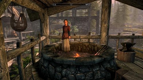 Ah yes... So that's the secret ingredient for your forge... Blood of children... Lol #PS4share #ElderScrolls #Skyrim #TwitchA...