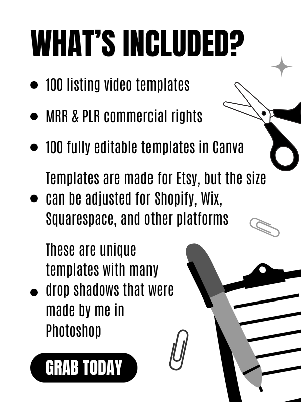 MRR/PLR Etsy Listing Video Mockups product image (6)