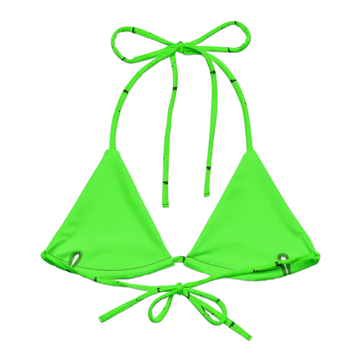 Graffiti Glam String Bikini Top product image (2)