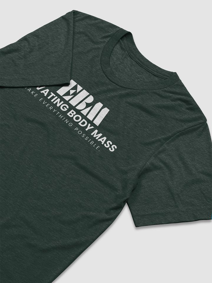 EBM Triblend Short Sleeve T-Shirt (White Logo) product image (19)
