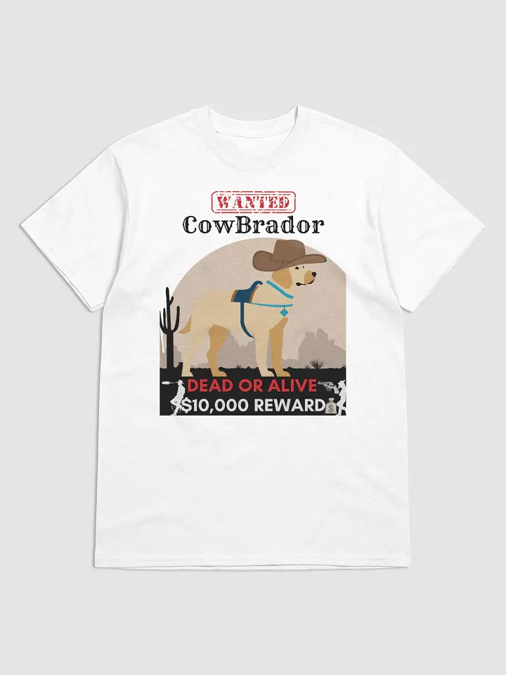 Wanted Cowboy Dog T-Shirt product image (1)