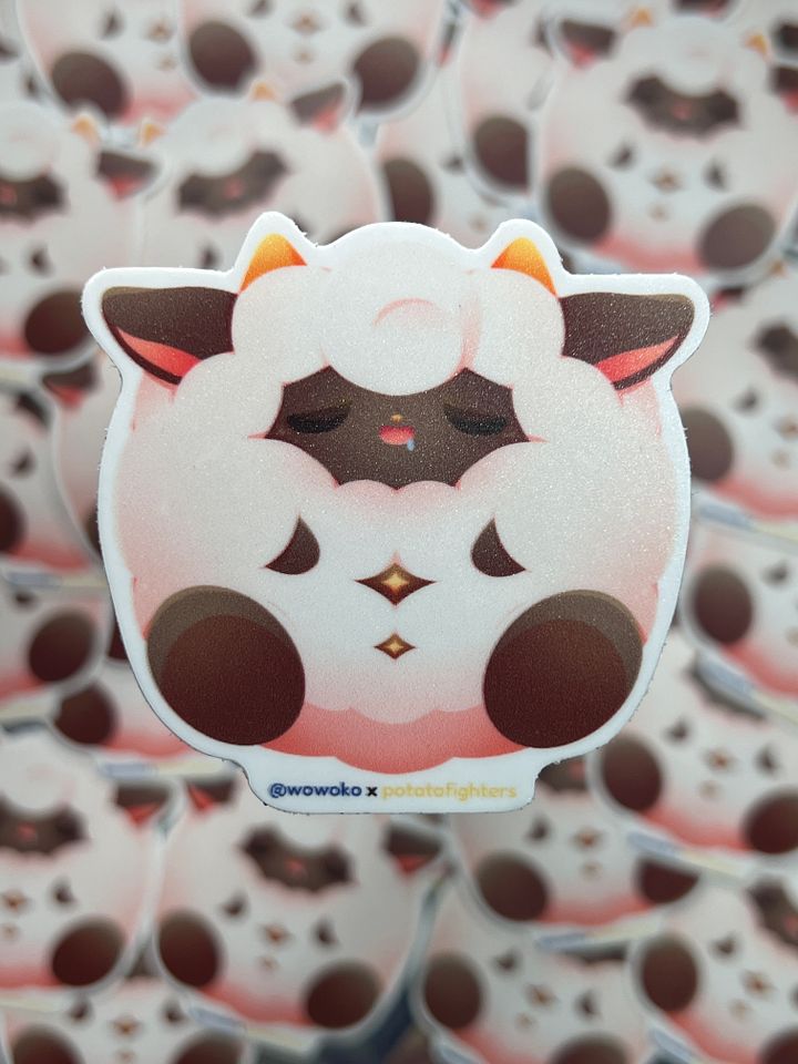 WoWoKo x Potato Fighters - Lamball - Sticker product image (1)