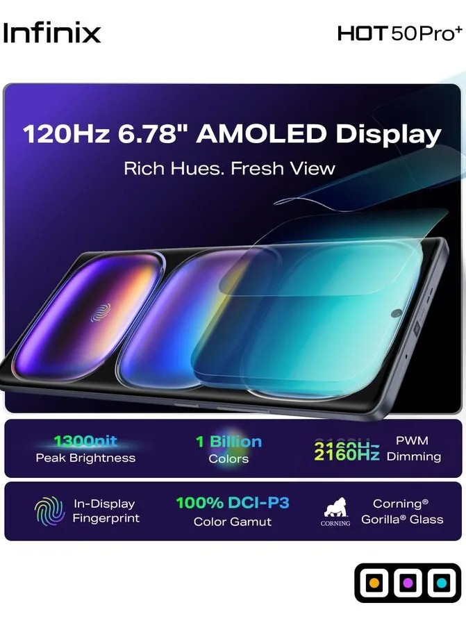 Infinix Hot 50 Pro+ Smartphone product image (2)