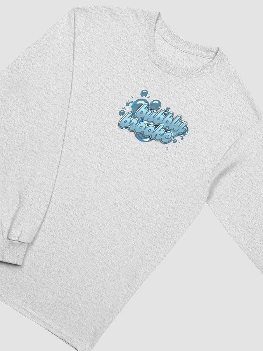BUBBLY BROOKE'S BUBBLETASTIC LONG SLEEVE TEE (BLUE LOGO) product image (3)