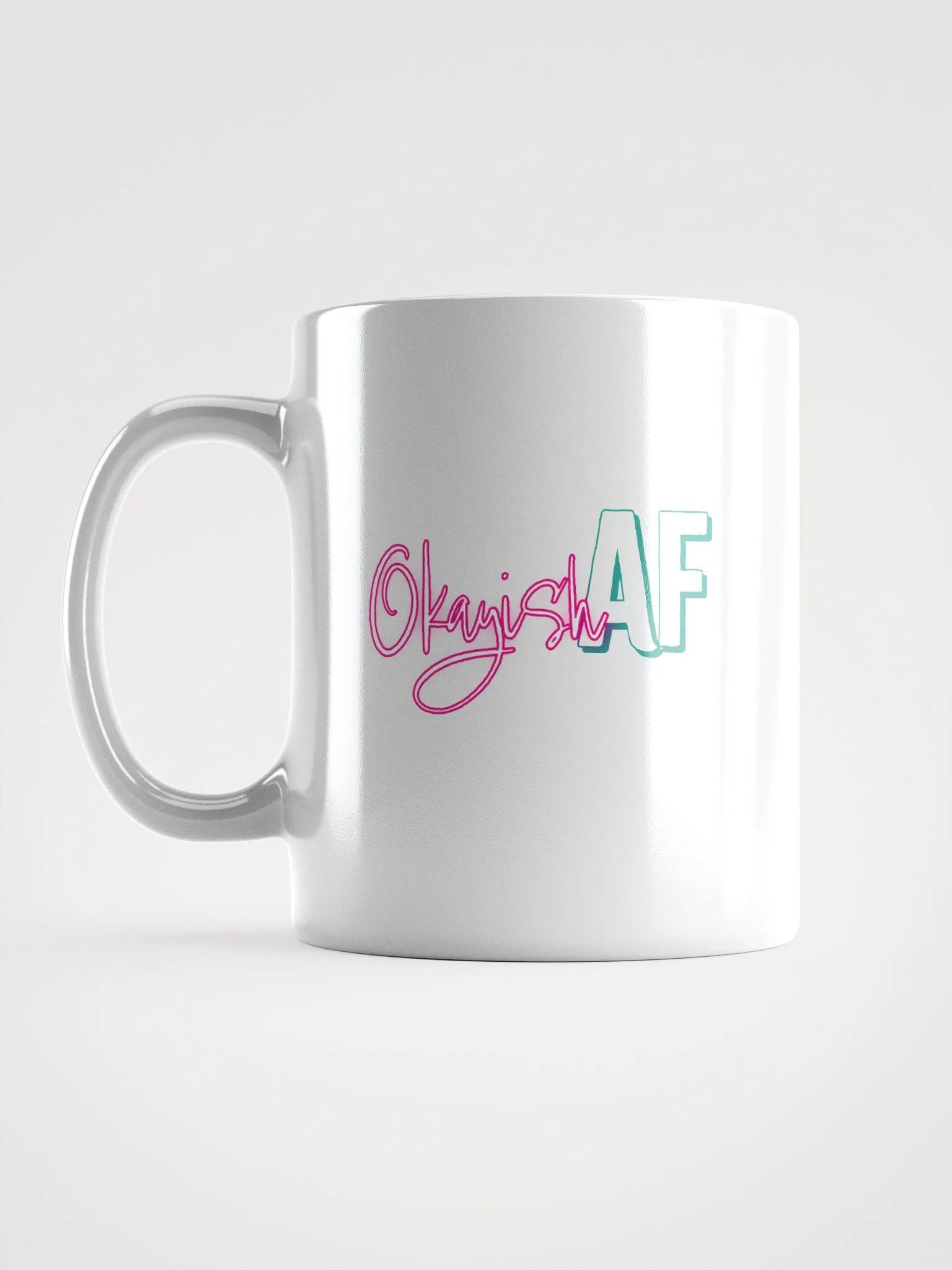OkayishAF 11oz White Mug - High Five product image (6)