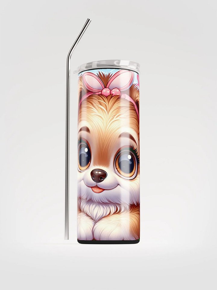 Easter Puppy Stainless Steel Tumbler product image (1)