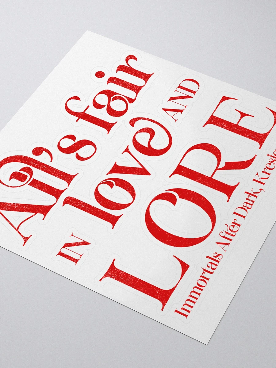 All's Fair In Love Sticker product image (3)