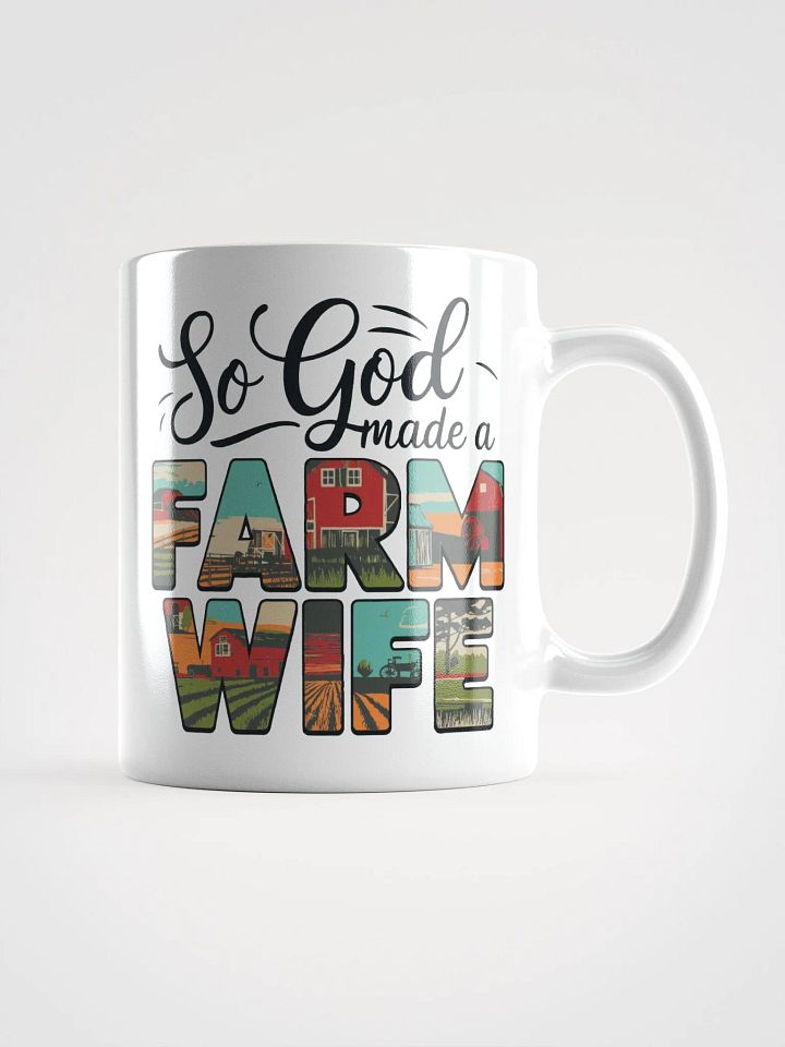 Farm Wife White Glossy Mug product image (1)