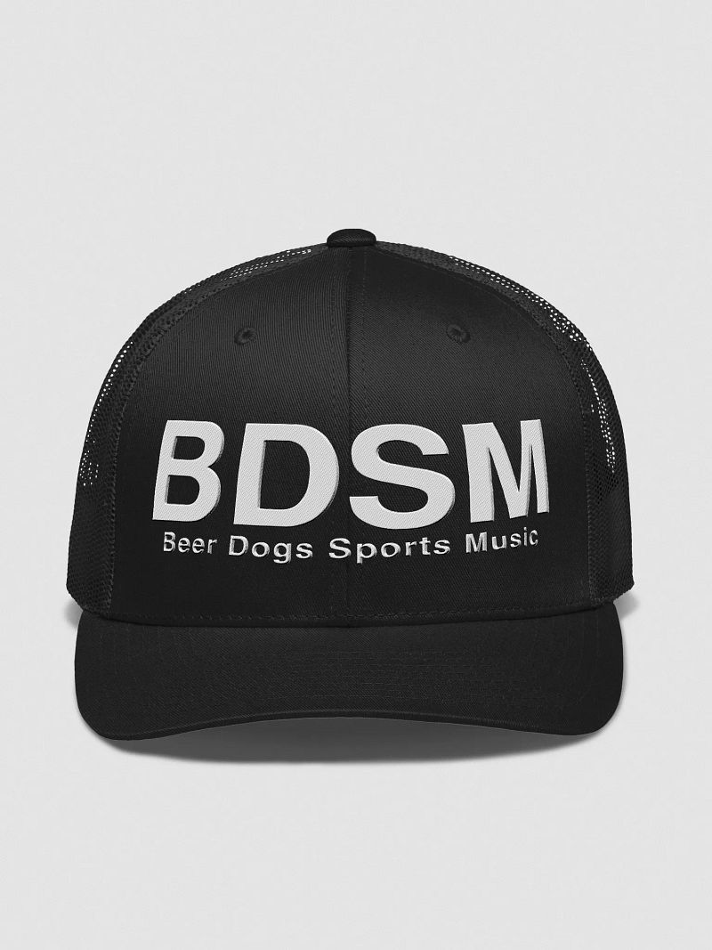 Beer Dogs Sports Music BDSM Retro Trucker Hat